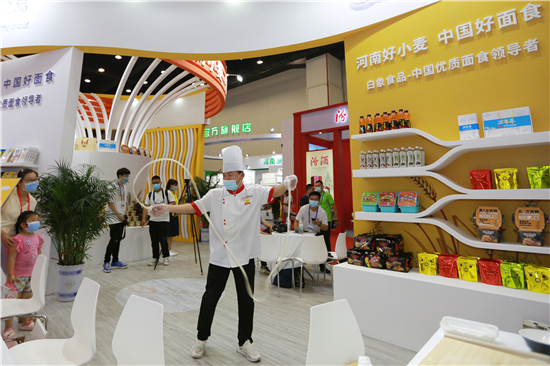 河南好小麥 中國好面食 中國優質面食領導品牌白象食品亮相首屆鄭州食博會